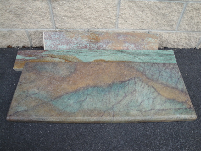 Carol’s talent on display!! She matched the look of a very expensive Granite sample