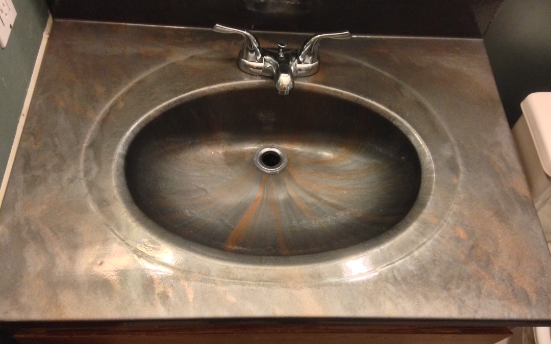 One Piece Bathroom Sink